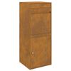 vidaXL Pakiautomaat Rooste 41 x 38 x 103 cm Ilmastikukindel teras