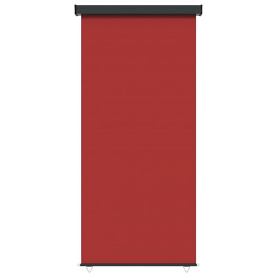 vidaXL rõdu külgsein, 122x250 cm, punane