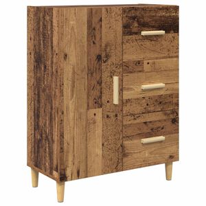 vidaXL K&otilde;ide sahtliga Vana puit 34 x 69.5 x 90 cm Tehispuit