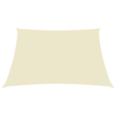 vidaXL oxford-kangast päikesepuri, kandiline, 2,5 x 2,5 m, kreemjas