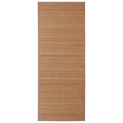 vidaXL bambusvaip 100 x 160 cm, pruun