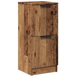 vidaXL puhvetkapp Old Wood 30x30x70 cm Engineered Wood