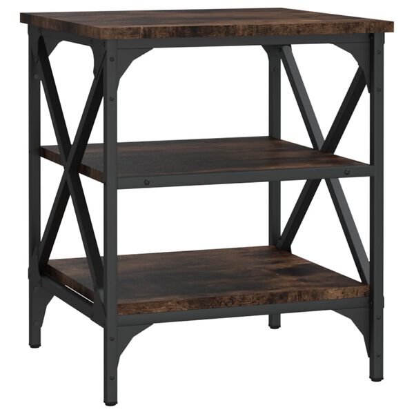 vidaXL lisalaud, suitsutatud tamm, 40 x 42 x 50 cm, tehispuit