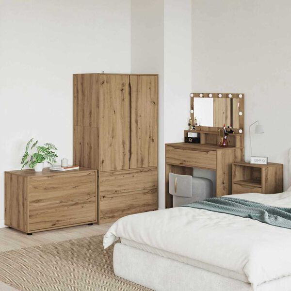 vidaXL Hoiukapp K&auml;sit&ouml;&ouml;puu 80 x 48 x 57 cm Tehispuit