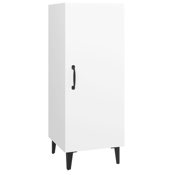 vidaXL puhvetkapp, valge, 34,5 x 34 x 90 cm, tehispuit