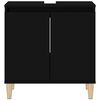 vidaXL valamukapp, must, 58x33x60 cm, tehispuit