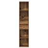vidaXL raamatukapp Vana puit 36x30x171 cm Engineered Wood