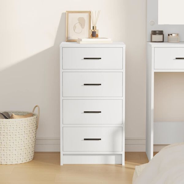 vidaXL K&otilde;ide sahtliga Valge 40 x 41 x 75 cm Tehispuit