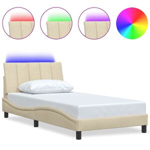 vidaXL voodiraam ilma madratsita Hanko 100x200 cm kangas