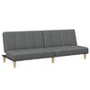 vidaXL 2-kohaline diivanvoodi jalapingiga, tumehall, kangas