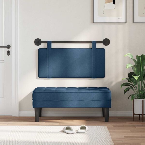 vidaXL Rippuv Peatoe Seinale kinnitatav Sinine 100 x 55 x 5 cm kangas