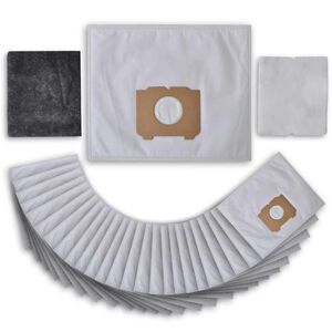 vidaXL 25 tk tolmuimejakotti filtritega AEG, Progress ja Tornado tolmuimejatele