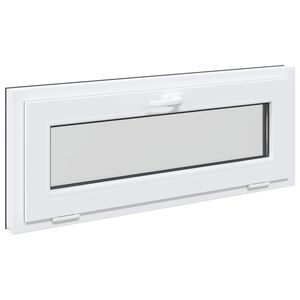 vidaXL Keldriakendus RISOR 100 x 40 cm PVC ja klaas Antratsiit