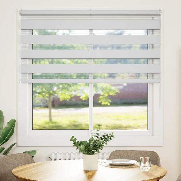 vidaXL Triibuline ruloo 140x100 cm kanga laius 135,9 cm pol&uuml;ester