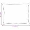vidaXL Padi padjaga 2 pcs Valge 70 x 90 cm Puuvill