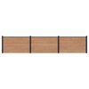 vidaXL Aia komplekt 3 tk 526 x 105 cm WPC ja Alumiinium Pruun