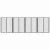 vidaXL Koera Aed 4 tk Must 80 x 100 cm Tsingitud teras