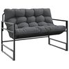 vidaXL aiapink koos istmepadjaga, antratsiithall, 113 cm, teras