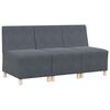 vidaXL K&auml;etugedeta mooduldiivani element 3 pcs Tumehall