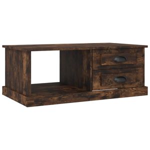 vidaXL kohvilaud, suitsutatud tamm, 90x50x35 cm, tehispuit