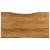 vidaXL lauaplaat, 110 x 60 x 2,5 cm, naturaalsete servadega, mangopuit