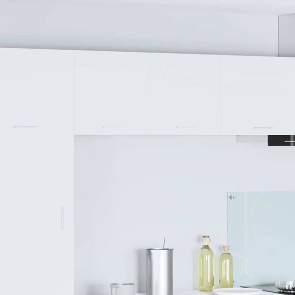 vidaXL Seinakapp ladustamisega uksega Valge 40 x 31 x 40 cm Tehispuit