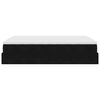 vidaXL ottomani voodi madratsiga, must, 140x190cm, samet