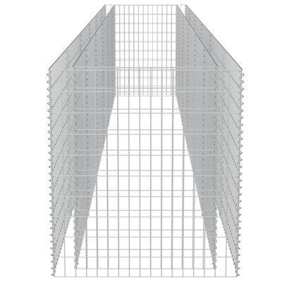 vidaXL gabioon-taimelava, tsingitud teras, 540 x 90 x 100 cm
