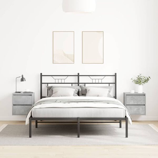 vidaXL seinale kinnitatavad öökapid, betoonhall, 38x34x40 cm