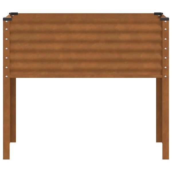 vidaXL aia lillepott 100 x 45 x 90 cm ilmastikukindel teras