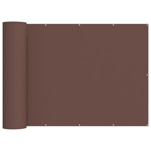 vidaXL Baldahhiin 200 x 500 cm PU kaitsega kangas Pruun