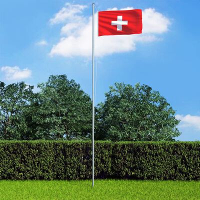 vidaXL Šveitsi lipp 90 x 150 cm