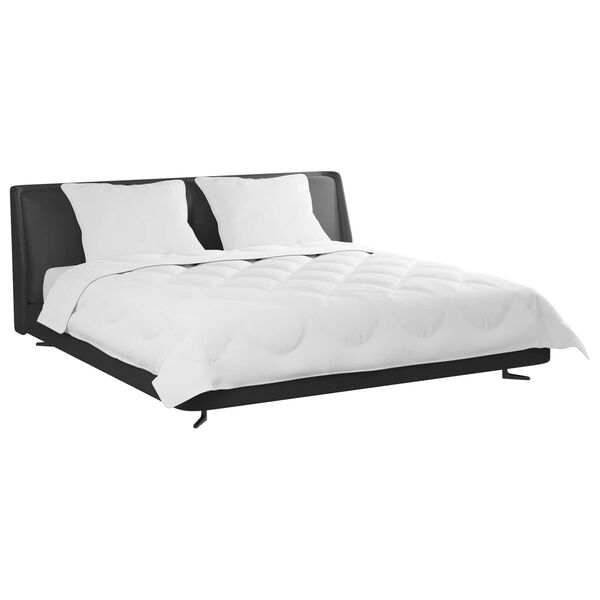 vidaXL Suletekk padjaga 3 pcs Valge Mikrofiiber