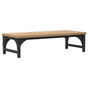 vidaXL Monitori alus K&auml;sit&ouml;&ouml;puu 55 x 23 x 14 cm Tehispuit
