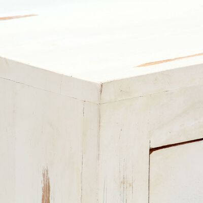 vidaXL kummut, valge, 58 x 30 x 75 cm, toekast akaatsiapuidust