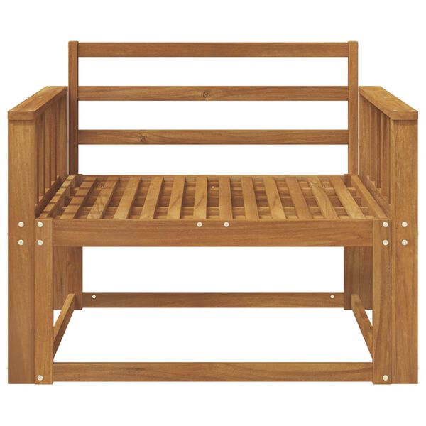 vidaXL V&auml;ljas Keskmine Diivan Tugev akatsiapuu Neutraalne