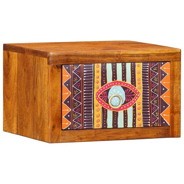 vidaXL Öölambi kapp sahtliga Pruun 35 x 30 x 22 cm tugev akaatsiapuit