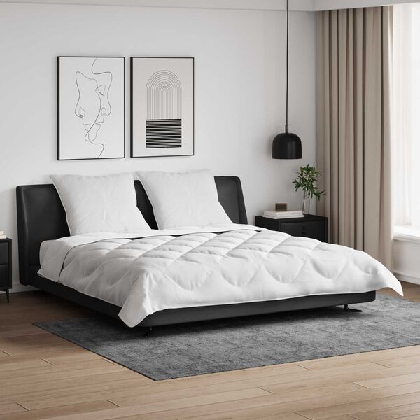 vidaXL Suletekk padjaga 3 pcs Valge Mikrofiiber