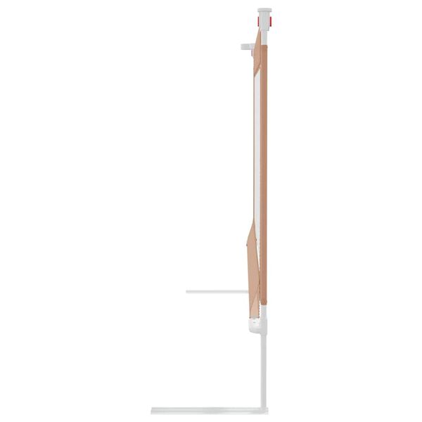 vidaXL voodipiire v&auml;ikelapse voodile, pruunikashall, 200x25 cm, kangas