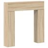 vidaXL Kamina raam Sonoma tamm 102 x 18 x 100,5 cm Tehispuit
