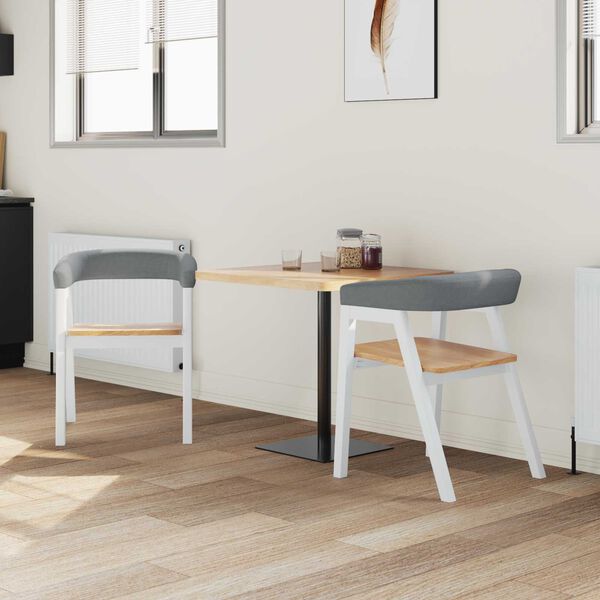 vidaXL S&ouml;&ouml;gitoa Toolid 2 pcs Valge 54 x 57 x 73 cm Paks Kautsukipuit