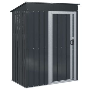 vidaXL Aiakujud Antratsiit 137 x 81 x 180 cm Metall