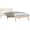 vidaXL Voodi raam Pruun 215,5 x 85,5 x 69,5 cm Kindel m&auml;nnipuidust