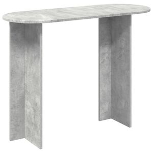 vidaXL Konsoollaud Betoonhall 100 x 39,5 x 75 cm Tehispuit