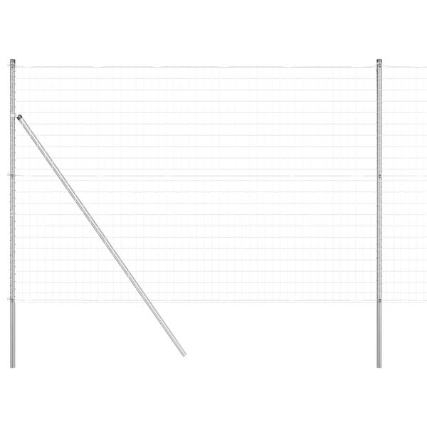 vidaXL Aed koos postiga H&otilde;bedane 1,6 x 10 m Terased ja PVC