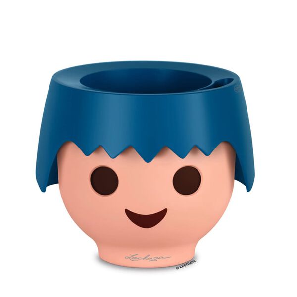 LECHUZA laua taimekast "OJO ALL-IN-ONE" ookeanisinine