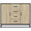 vidaXL puhvetkapp sonoma tamm 92x35x76 cm Engineered Wood