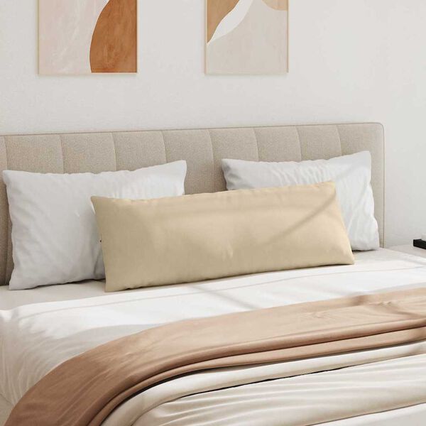 vidaXL Diivanipadjad 2 pcs cream 120 x 40 cm kangas