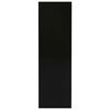 vidaXL raamaturiiul, must 98 x 29 x 97,5 cm tehispuit