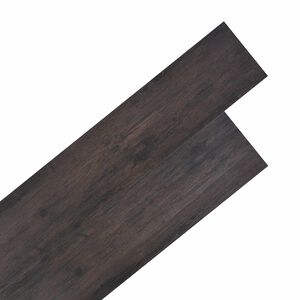 vidaXL P&otilde;randaplaadid 18 pcs Tumehall 5,26 m&sup2; PVC